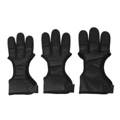 3 Finger Gloves Shooting Hunting Bow Arrow Right Hand Glove Protection