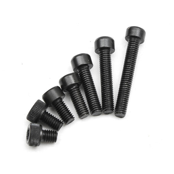 M3CH5 M3 Carbon Steel Allen Bolt 4-25mm Hex Socket Cap Screw Metric Assortment Kit 125pcs