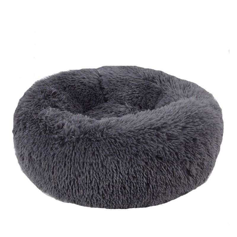 40-100cm Pet Supplies Kennel Round Plush Pet Nest Padded Soft Warm For Cat Bed Mat Pad