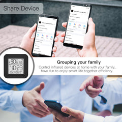 WiFi Tuya Smart IR Remote Control Temperature and Humidity Sensor for Air Conditioner TV AC Works with Alexa Google Home