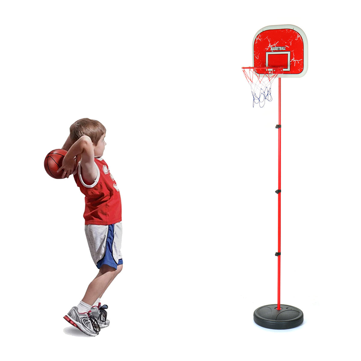 Children Basketball Shooting Frame Can Be Lifted Outdoor Indoor Sports Kids Basketball Frame Toys