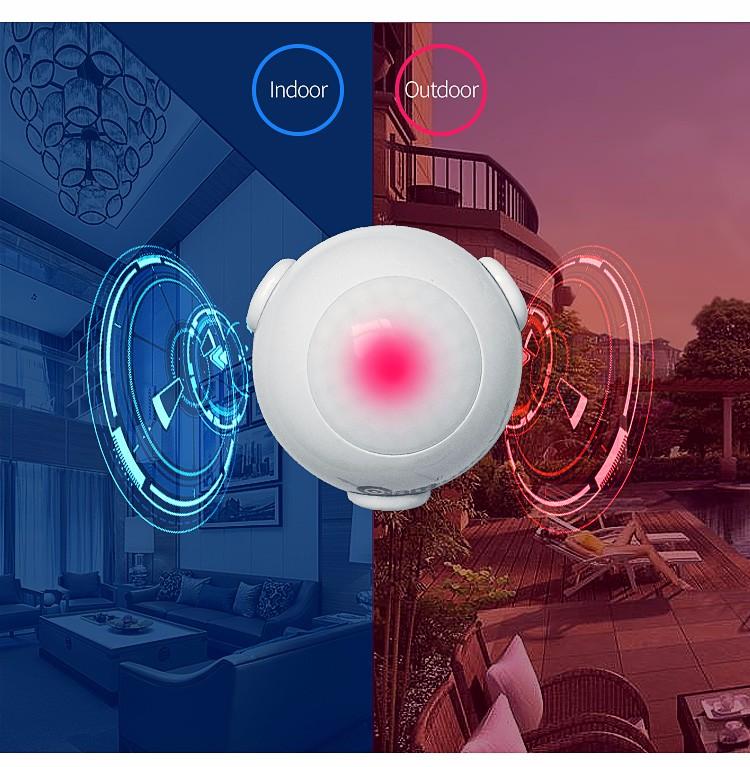Z-wave PIR Motion Sensor Home Automation For Home Security