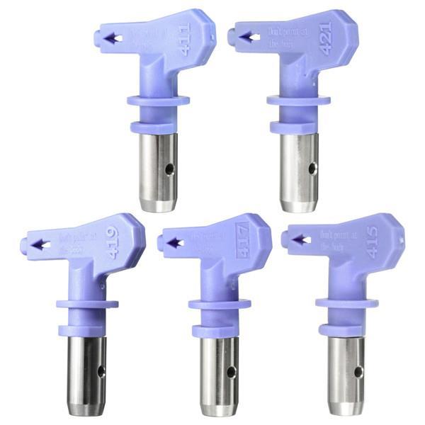 Light Purple Airless Spraying Gun Tips 4 Series 11-21 For Wagner Atomex Titan Paint Spray Tip