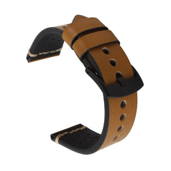 Universal 22mm Hand-stitched Head Layer Cowhide Replacement Strap Smart Watch Band For Gear S3