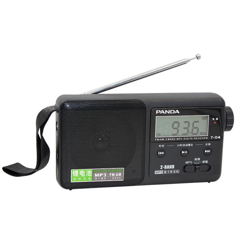 FM AM Two Band Radio Semiconductor Portable Support TF Card MP3 Player