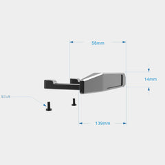 Anti-collision Bar Rear Bumper Back Crashproof Protector Rod CNC Alloy For DJI RoboMaster S1 RC Robot