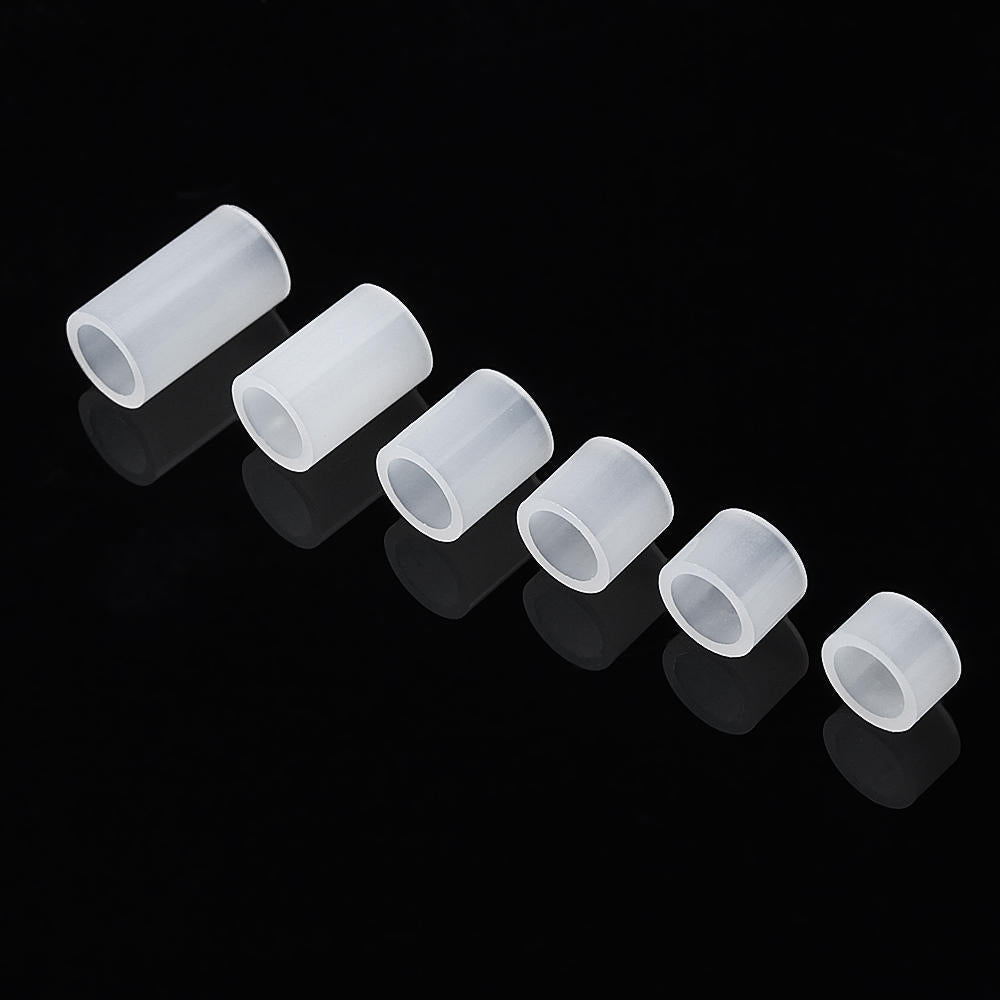 100Pcs M5 White Nylon ABS Non-Threaded Spacer Round Hollow Standoff For Computer PC Board Screw Bolt