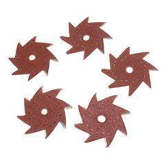 10Pcs 80/120/180/240/320 Grit Octagonal Abrasive Sandpaper Double Layer Sanding Buffing Tool