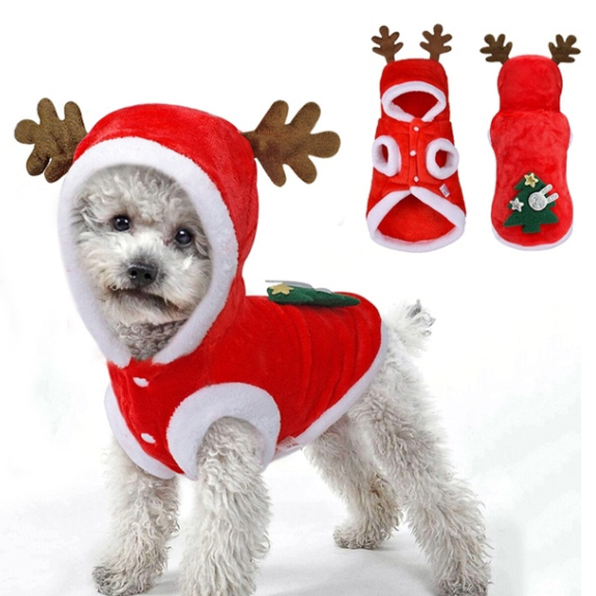 Pet Coat Dog Cat Clothes Small Puppy Dog Costume Clothes For Christmas Parties