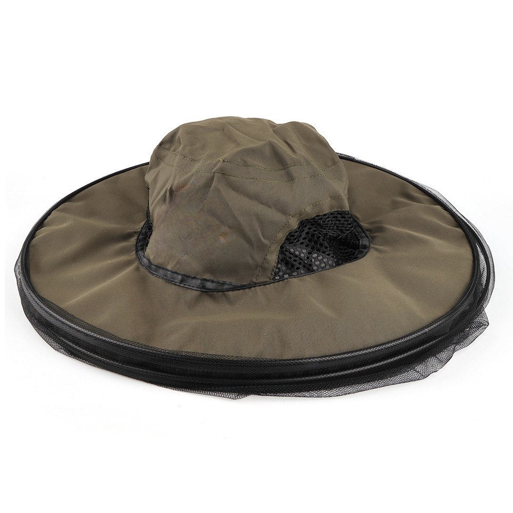 Mosquito Repellent Hat Beekeeping Cap with Mesh Face Shield and Neck Cover