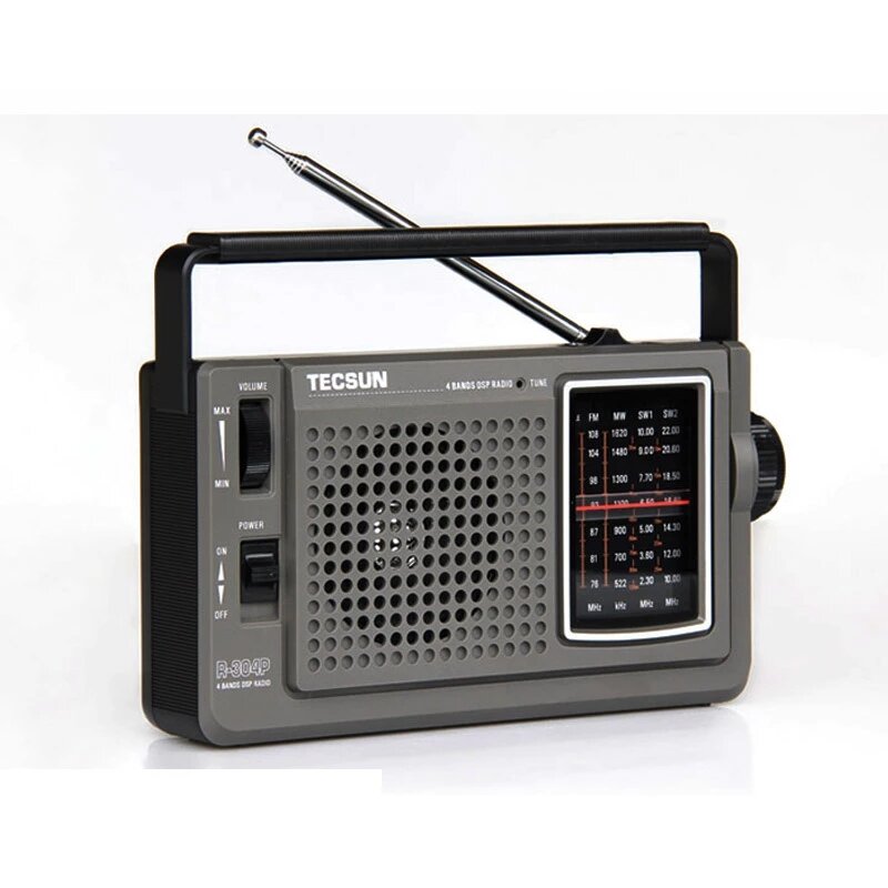 FM MW SW DSP Portable Radio Receiver High Sensitivity Audio Player with Handle