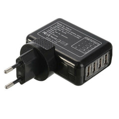 4 USB Port Multi-function AC 5.0V 2.1A Adapter US / EU / UK / AU Plug Wall Charger