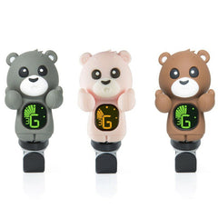 Acoustic Guitar Tuner Cute Cartoon Bear Clip-on Tuner Lcd Display for Guitar B Ukulele Violin Easy to Use