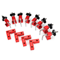 4pc Mini Woodworking Clamps - 90degree Right Angle Precision Carpenter Square