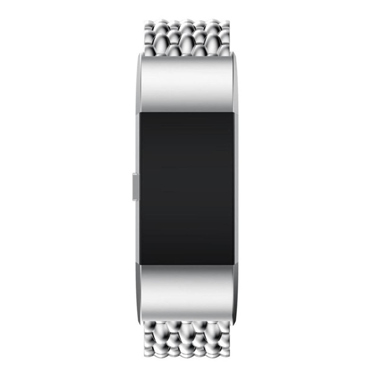 Replacement Screwless Metal Strap Stainless Wrist Band for Fitbit Charge 2