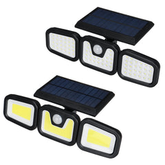 Solar Separate Folding Wall Lamp Outdoor Human Body Induction Lamps 74LED/103COB