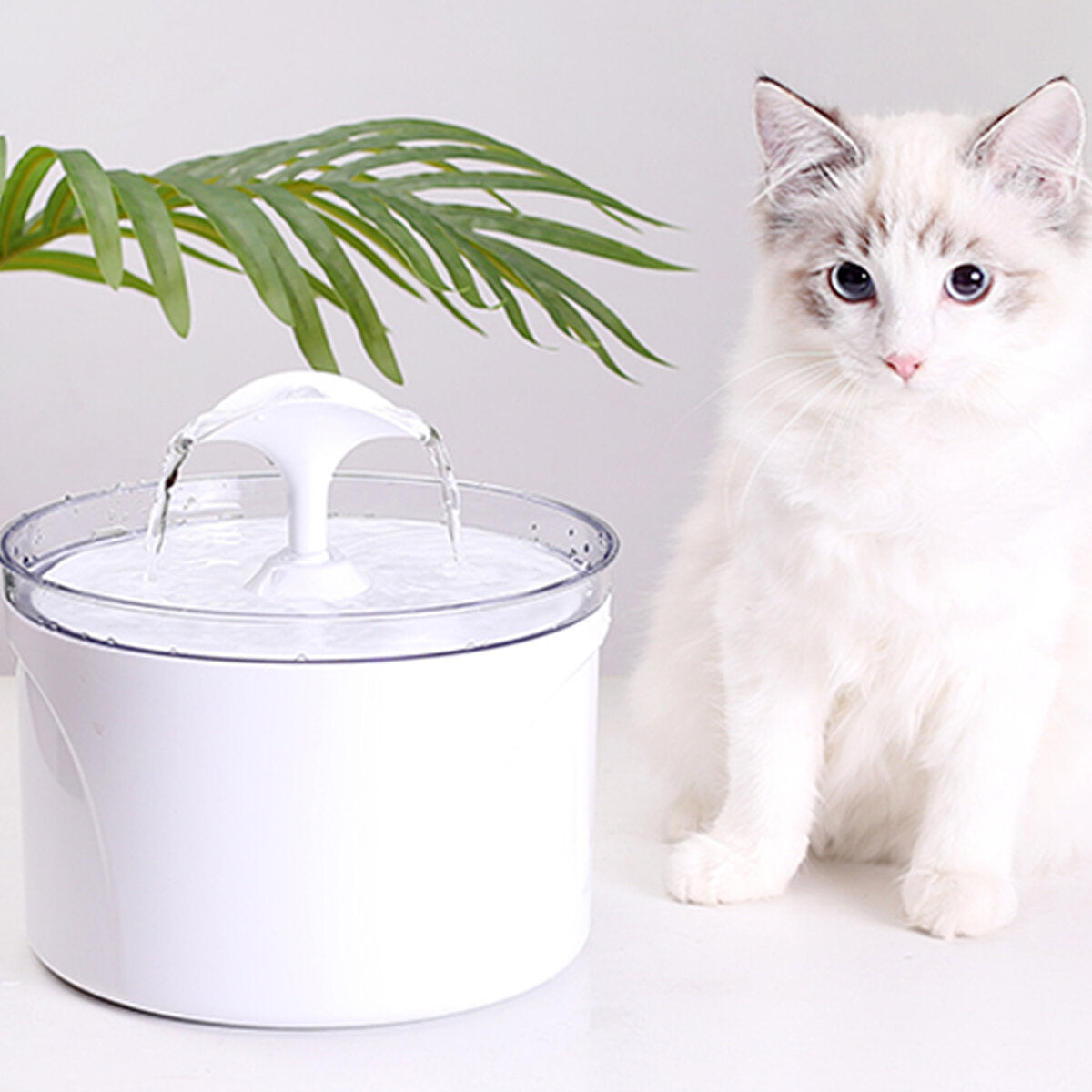 2.5L Cat Drinker Automatic USB LED Night Light Pet Water Fountains Smart Mute Large Capacity Dog Supplies Puppy Water Dispenser