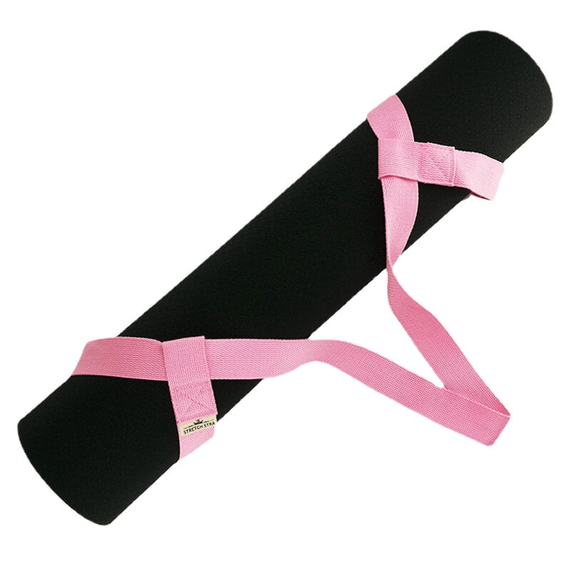 Yoga Mat Belt Adjustable Stretch Sports Sling Shoulder Strap Fitness Sports Elastic Fitness Elastic Yoga Storage Belt Without Belt