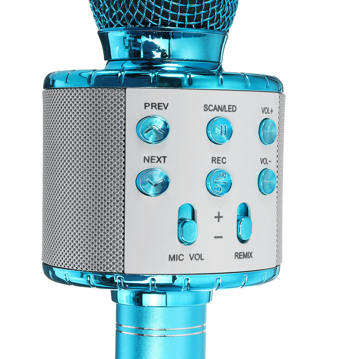 Wireless Microphone 2*13W Stereo DSP Noise Reduction bluetooth Speaker 2600mAh TF Card Luminous Karaoke Mic Recorder for K Songs KTV