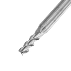 1-4mm 3 Flutes End Mill Cutter 1/1.5/2/2.5/3/4mm HRC55 Tungsten Carbide CNC Milling Tool for Aluminum