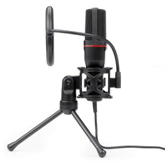 Omnidirectional Karaoke Recording Condenser Microphone Audio 3.5mm Wired Mic for PC Laptop Tablets Smartphones Live Broadcast Streaming