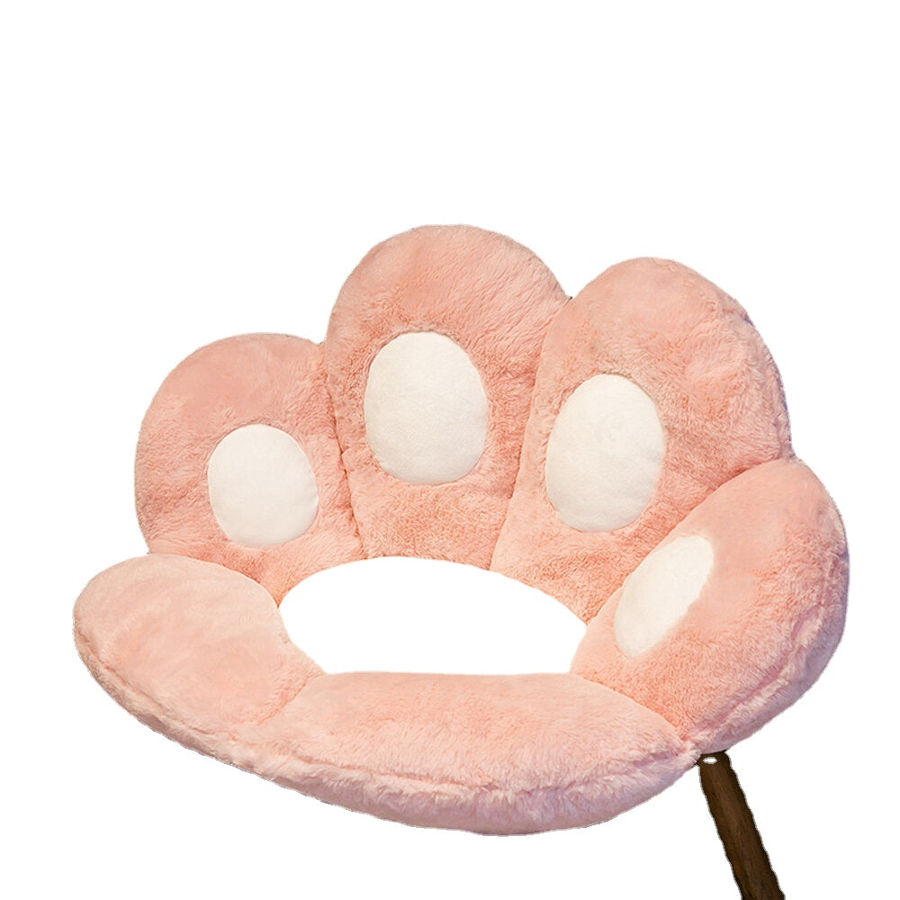Animal Paw Pillow Cushion Cute Stuffed Cat Paw Hand Warmer Plush Sofa Cushion for Home Office