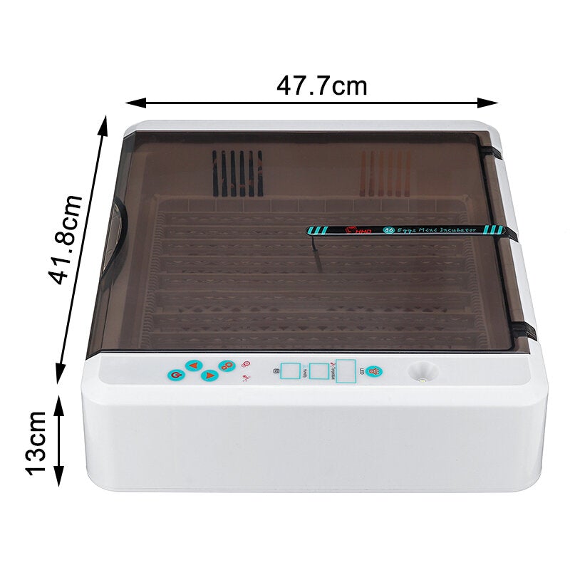 36 Egg Incubatoxic Poultry Hatcher Egg Turning Chicken Duck