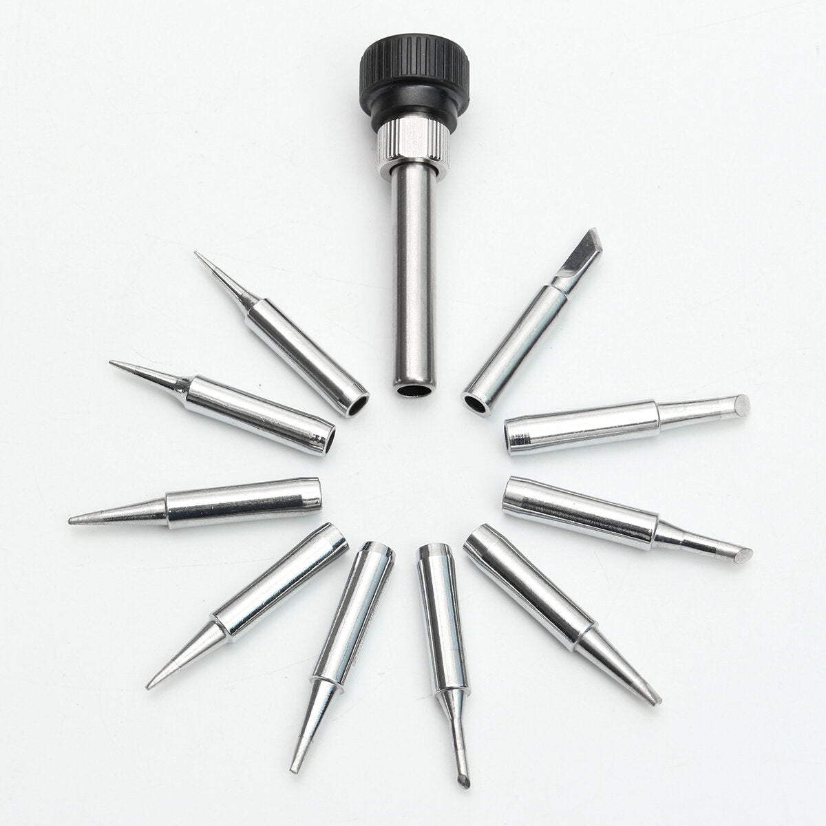 11pc 900M-T Soldering Iron Tips for 936 SAIKE ATTEN AOYUE KADA YIHUA Soldering Station