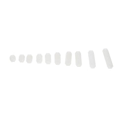 M4NH3 110Pcs M4 White Nylon Hex Column PCB Standoff Spacer Assortment