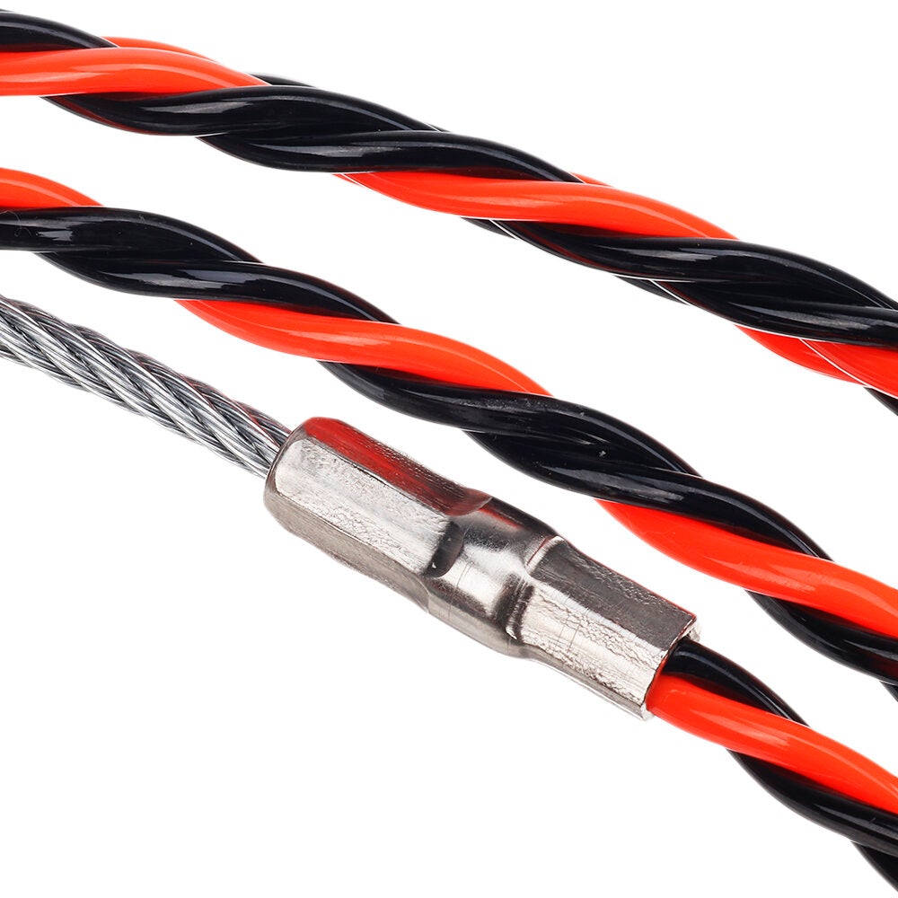 5Pcs 5m Electric Spiral Cable Push Puller Conduit Snake Cable Rodder Fish Tape Wire Guide