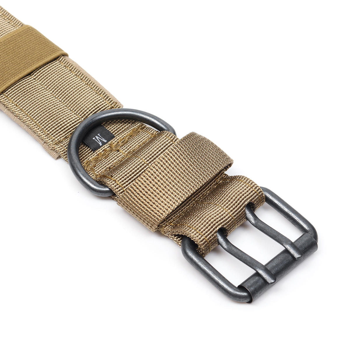 Adjustable Training Dog Collar Nylon Tactical Dog Collar Military With Metal D Ring Buckle