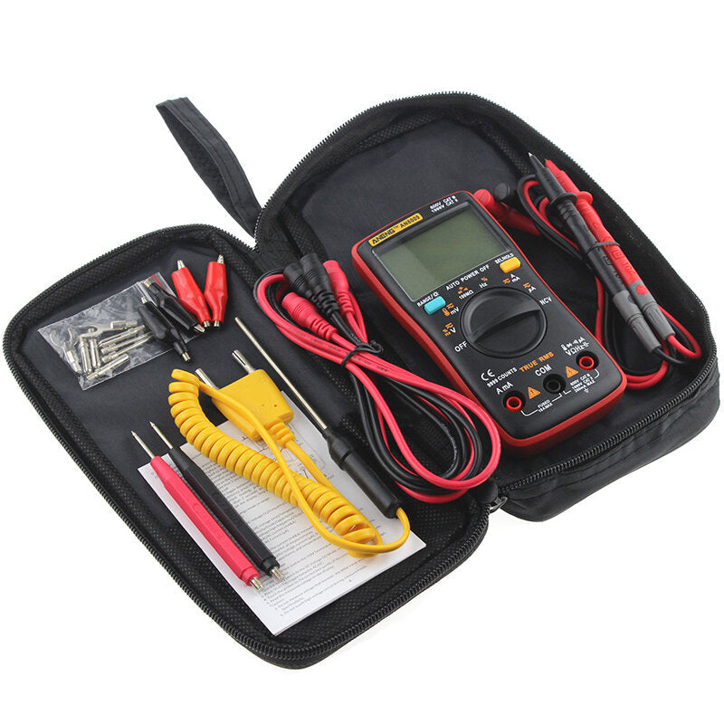 True RMS NCV Digital Multimeter 9999 Counts Backlight AC DC Current Voltage Tester