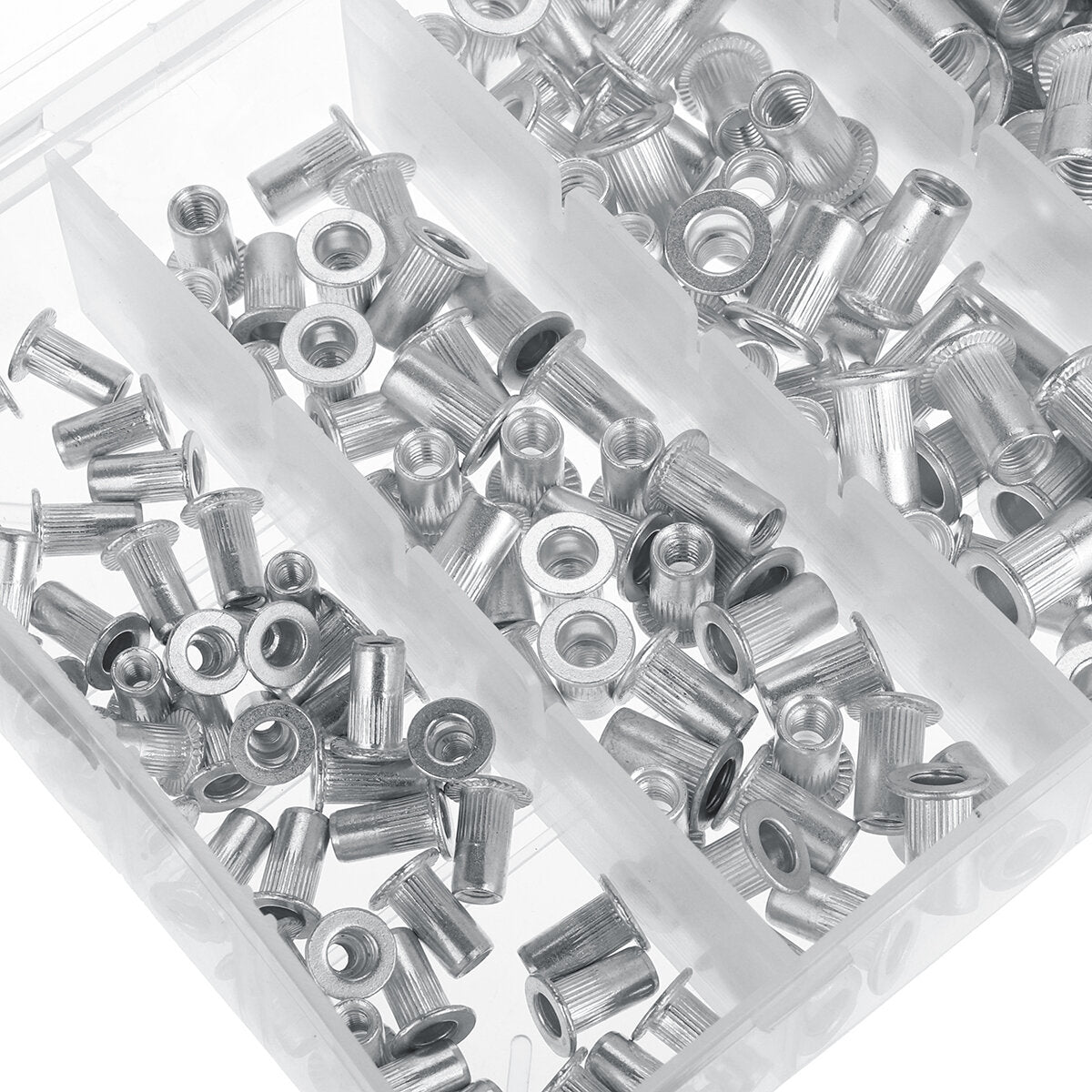190Pcs M3-M10 Rivnut Riveter Rivet Nut Nutserts Guns Riveting Assortment Tool Kit Nutsert