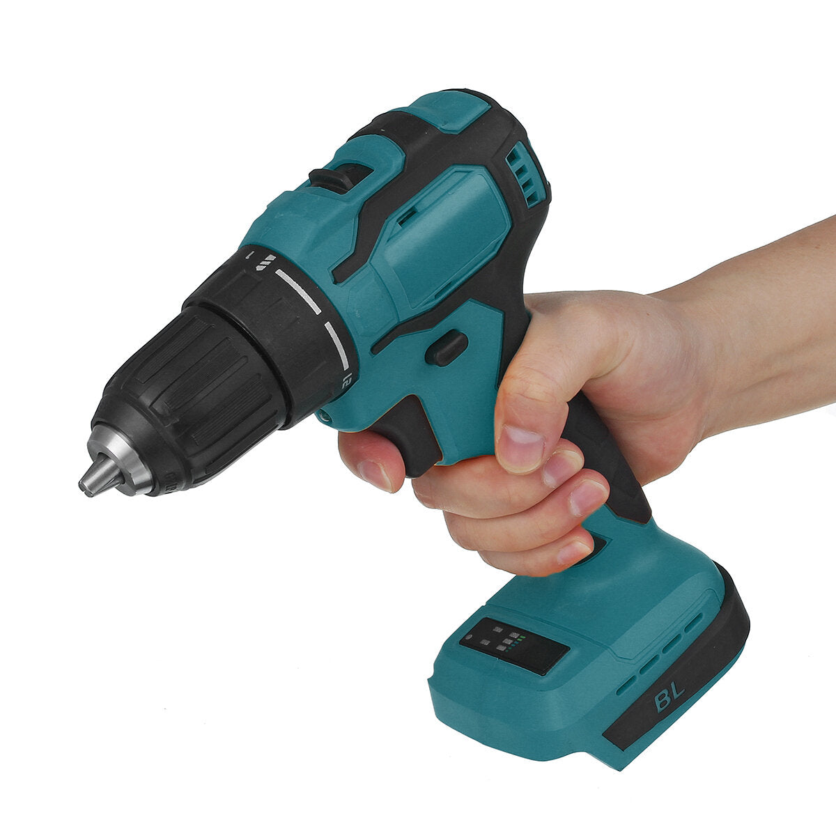 2-Speed Brushless Electric Drill 10/13mm Chuck Rechargeable Electric Screwdriver for Makita 18V Battery