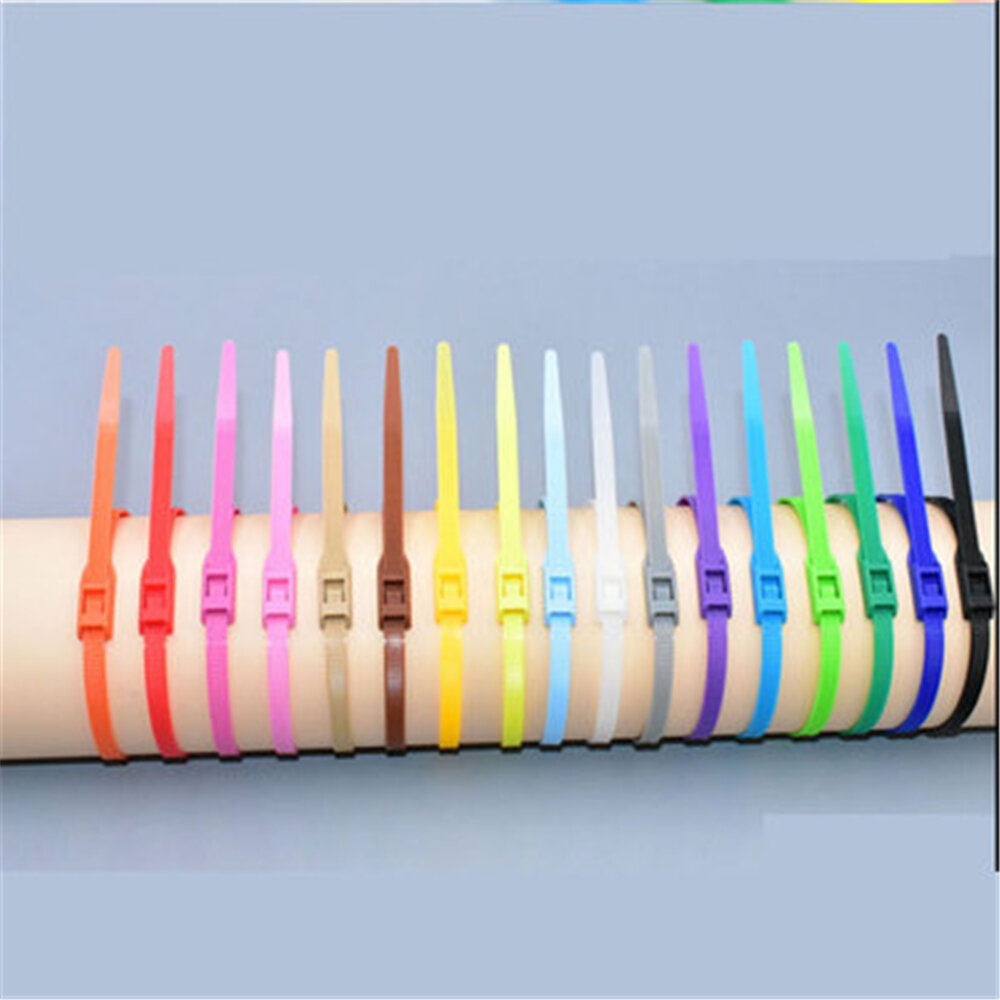 Nylon Cable Zip Ties Colored Cable Zip Tie Approved Loop Wrap Bundle Ties