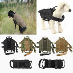 Army Tactical Dog Vest Hunting Dog Training Molle Vest Outdoor Military Dog Clothes