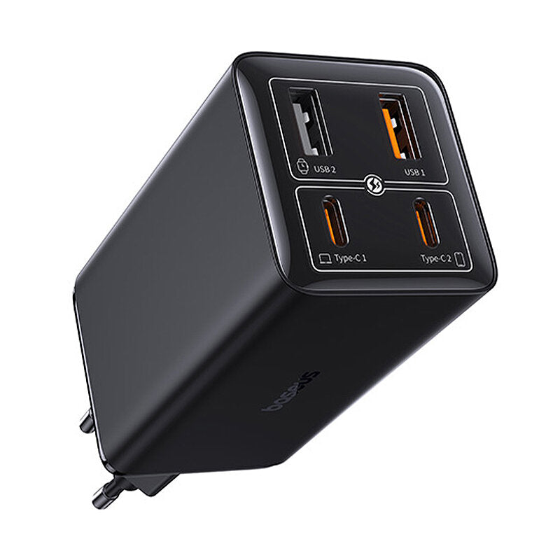 GaN6 Pro 100W 4-Port USB PD Charger, Fast Charging Wall Adapter with 100W Type-C Cable