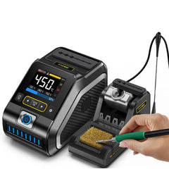 Intelnt 200W Temperature-Controlled Soldering Station - High Performance Electric Iron