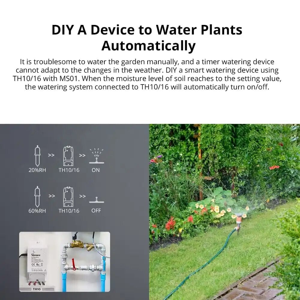 Smart Flora Soil Monitor Plant Grass Soil Water Moisture Tester Sensor DIY Flower Gardening Detector