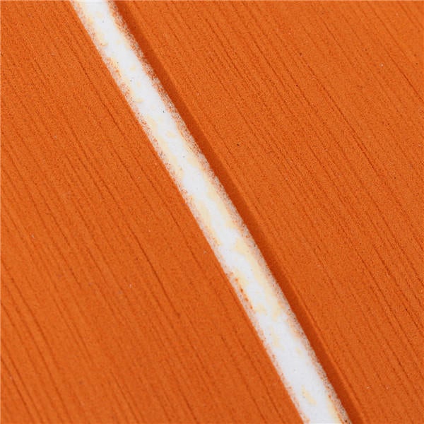 1200x2000x6mm EVA Foam Orange With White Line Teak Sheet Synthetic Boat Decking Floor Pad