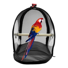 Outdoor Bird Shoulder Bags Portable Parrot Carry Cage Pet Breathable Space Pet Carrier Bag