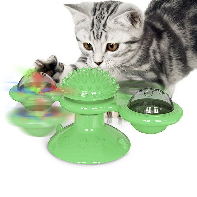 Soft Silicone Cat toxickle Toy With Suction Cup