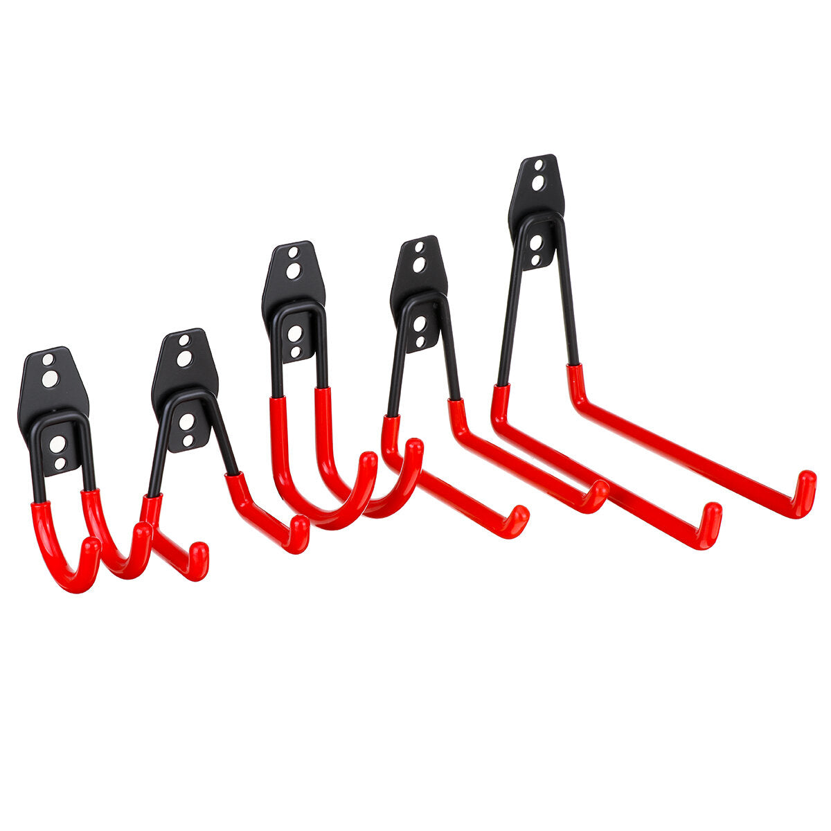 9PCS Garage Storage Wall Mounted Hooks Utility Heavy Duty Hangers Hanging Bike