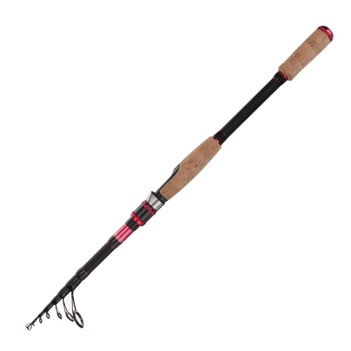 1.98/2.1/2.4/2.7m Fishing Rod Telescopic Lightweight Carbon Fiber Spinning Fishing Pole