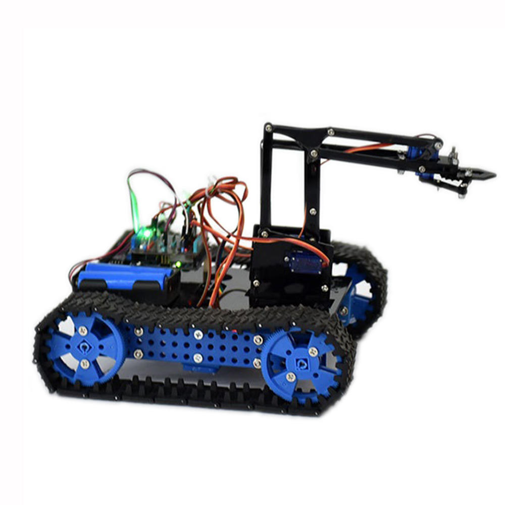 DIY Programmable Smart RC Robot Car Arm Tank Educational Kit