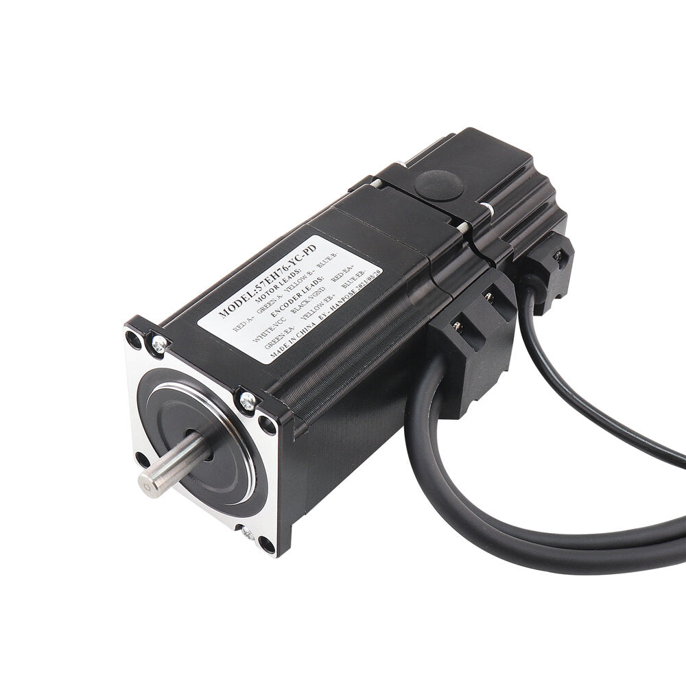 Permanent Magnet Brake Closed-loop Stepping Motor 57EH76-YC-PD Servo Motor CL57-BK Driver 4.0A 2.2N.m 57 Stepper Motor Nema23