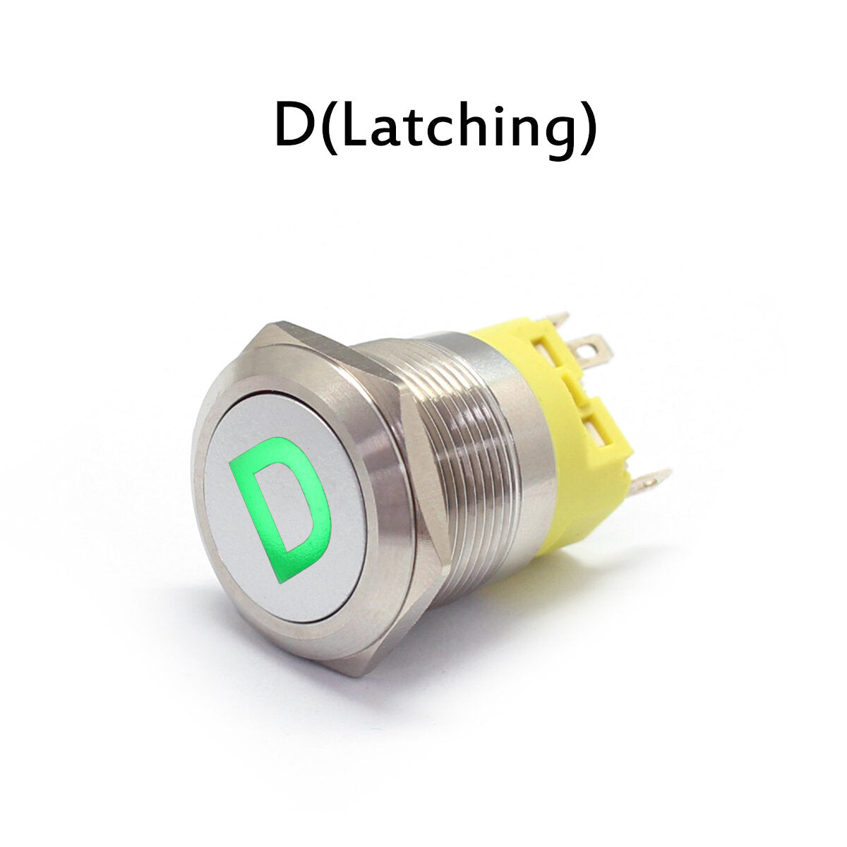 Universal 22mm LED Momentary Latching Metal Switchs Horn Push Button Car Boat