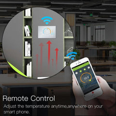 WiFi Thermostat Programmable Temperature Controller Underfloor Water/Gas Boiler Weather Station Tuya Smart Alexa Voice Control