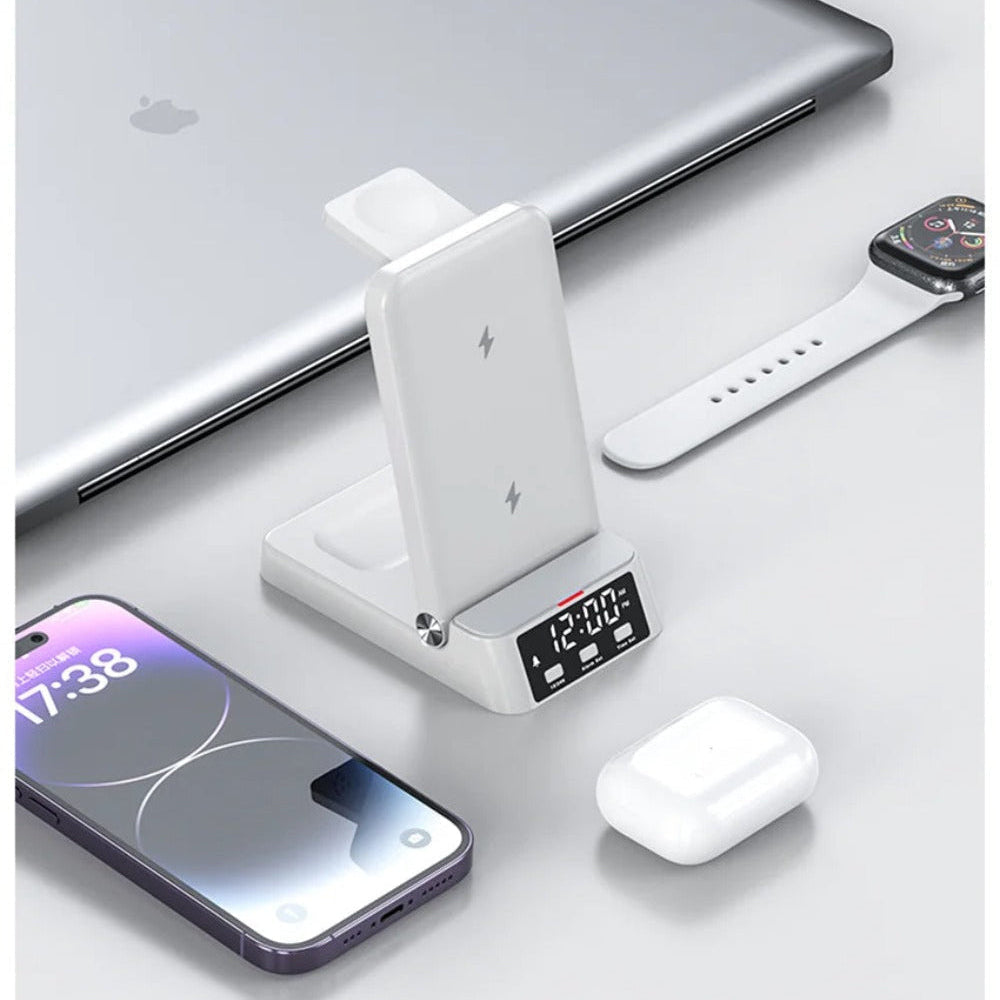 Fast Wireless Charger Bracket for Qi Phones: iPhone, Hui, Samsung, AirPods, Watch