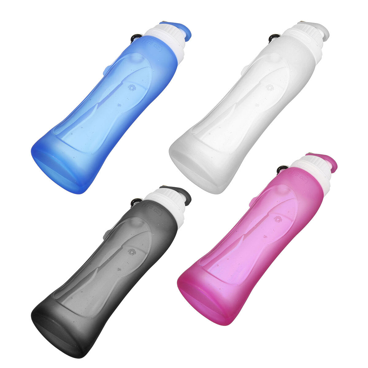 Foldable Water Bottle Silicone BPA Free Kettle Drinking Bottle Outdoor Travel Running Hiking Cycling